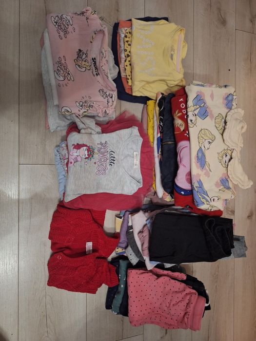 Paczka ubrań dla dziewczynki  104/110