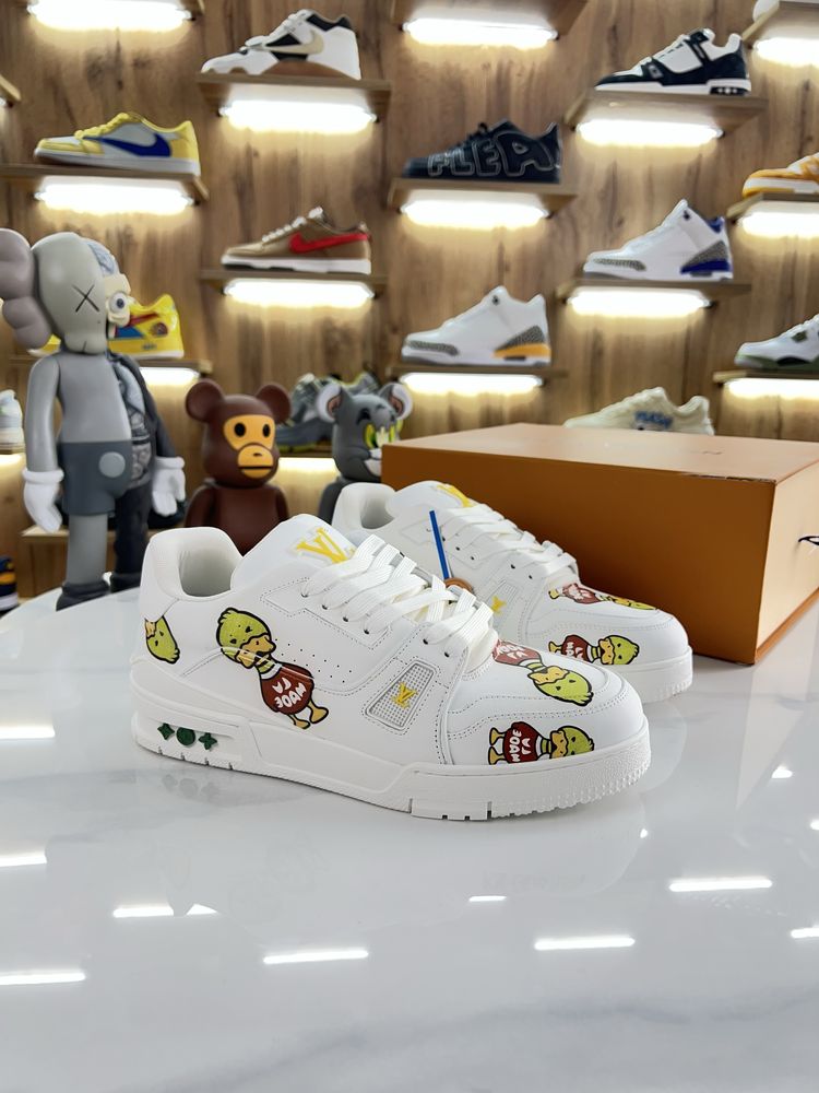 Кросівки Снікерси Louis Vuitton Lv x Human Made White