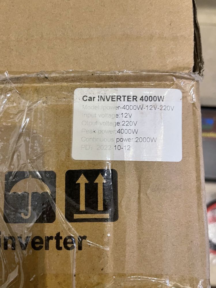 Інвертор easun power 4000w,новий в упаковці,торг до продажу