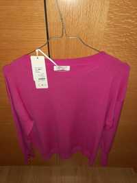 Vendo camisola malha fina na cor rosa igualmente confortável