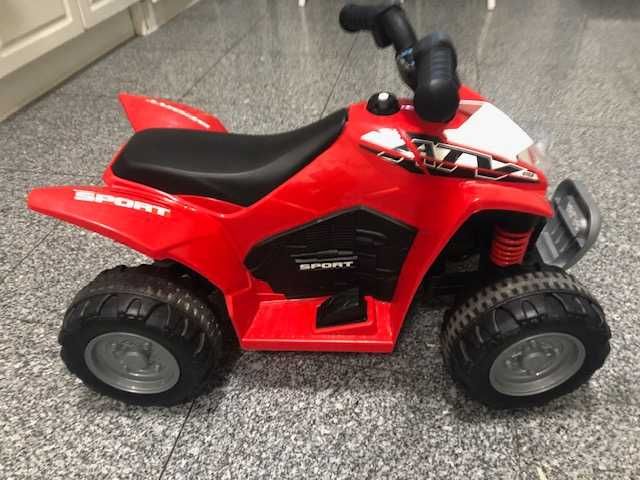 Quadriciclo infantil (moto 4) 6V Zoko (+ 18 meses) cor vermelha