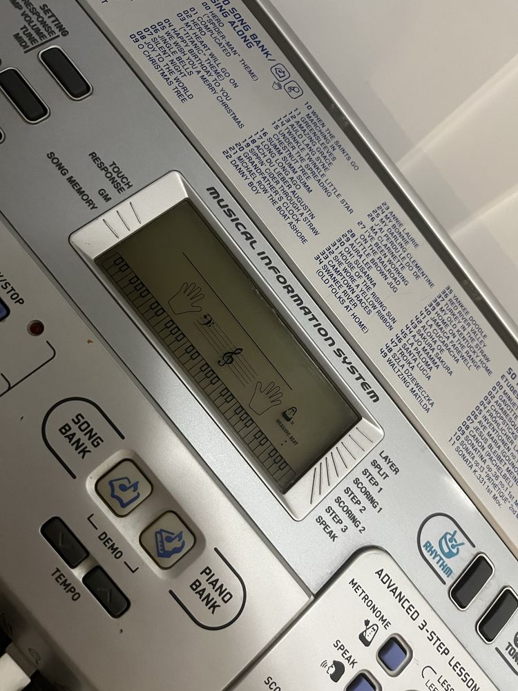 Cyfrowe Pianino Casio CTK-591 Keyboard Syntezator Dynamiczne Klawisze