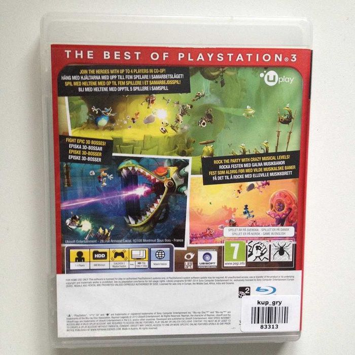 Rayman Legends PL PS3 Sklep W-wa Ursynów