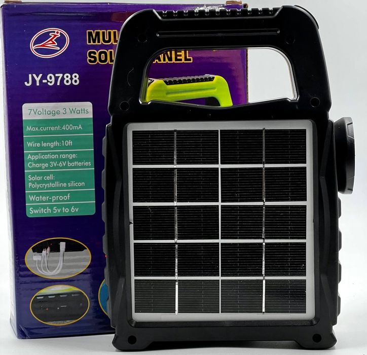 Кемпінгова лампа на сонячній панелі/лампа на солнечной панеле