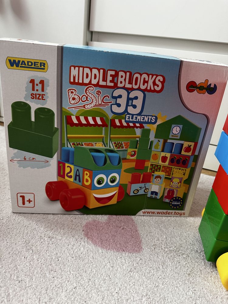 Zestaw klocków blocks Wader 12+ / 33 elementy