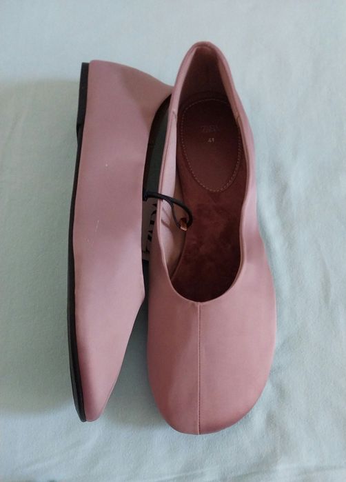 Балетки Zara ук.роз 40 ( по бірці 41 ) на вузьку і середню ногу.