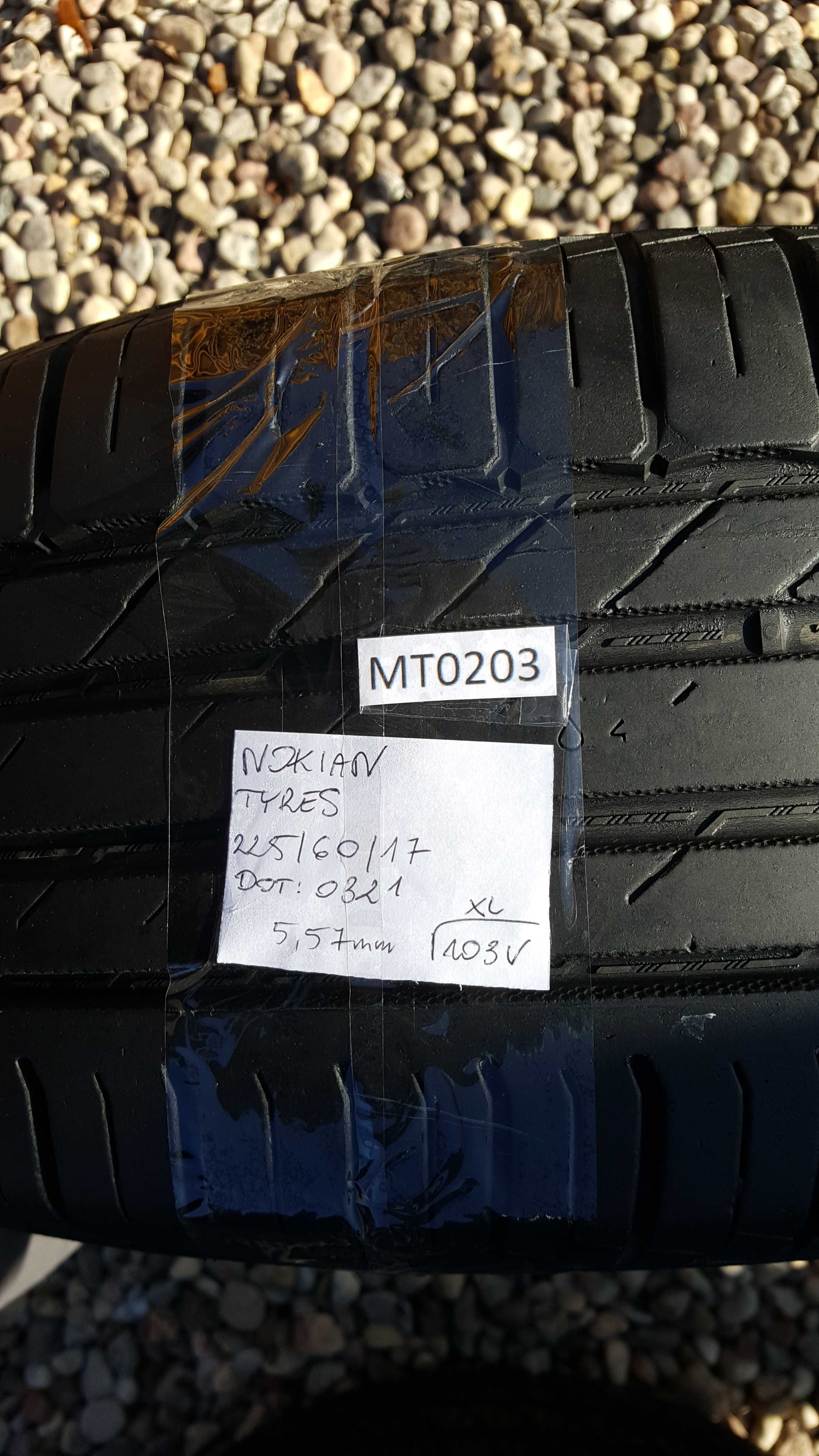 Nokian Tyres 225/60 r17 WetProof SUV /// 5,6mm!!! 21r wysyłka
