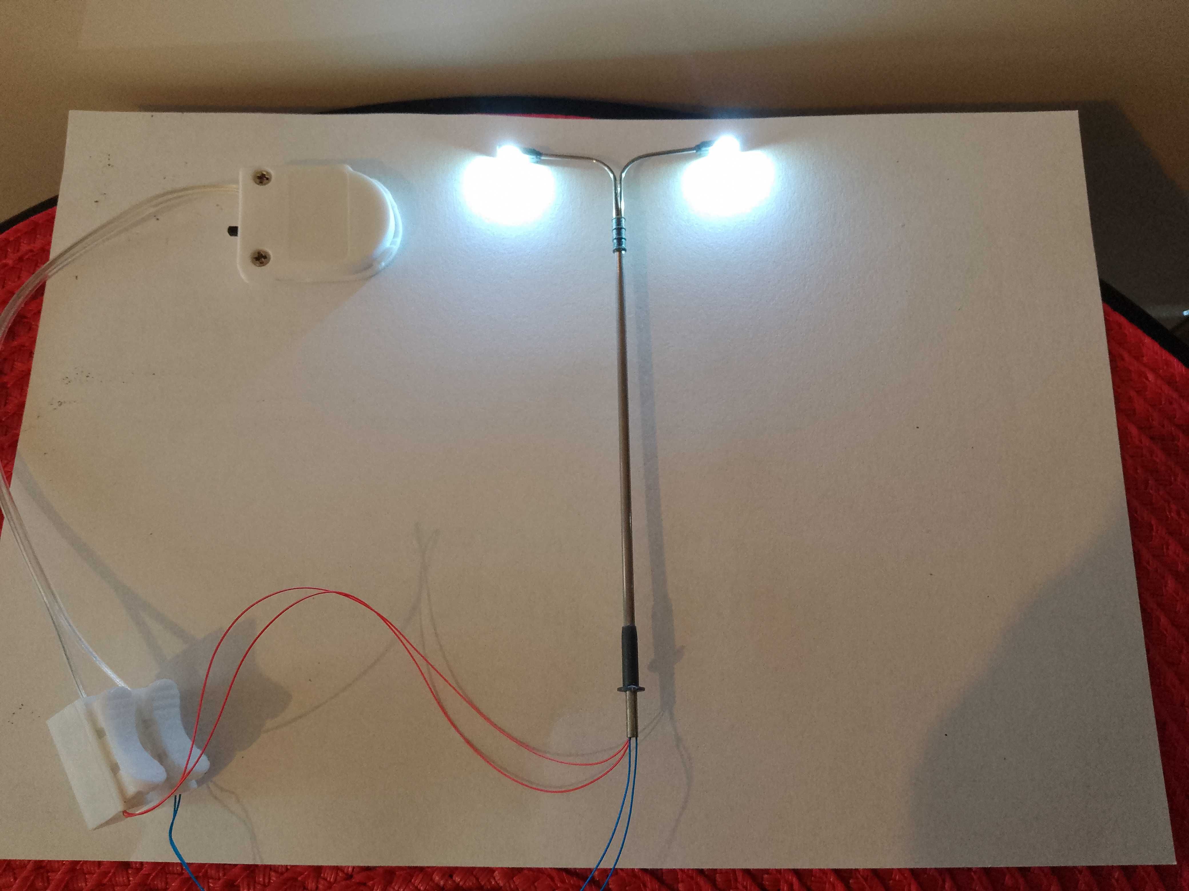 Zasilanie bateryjne do latarni oświetlenia LED 3V