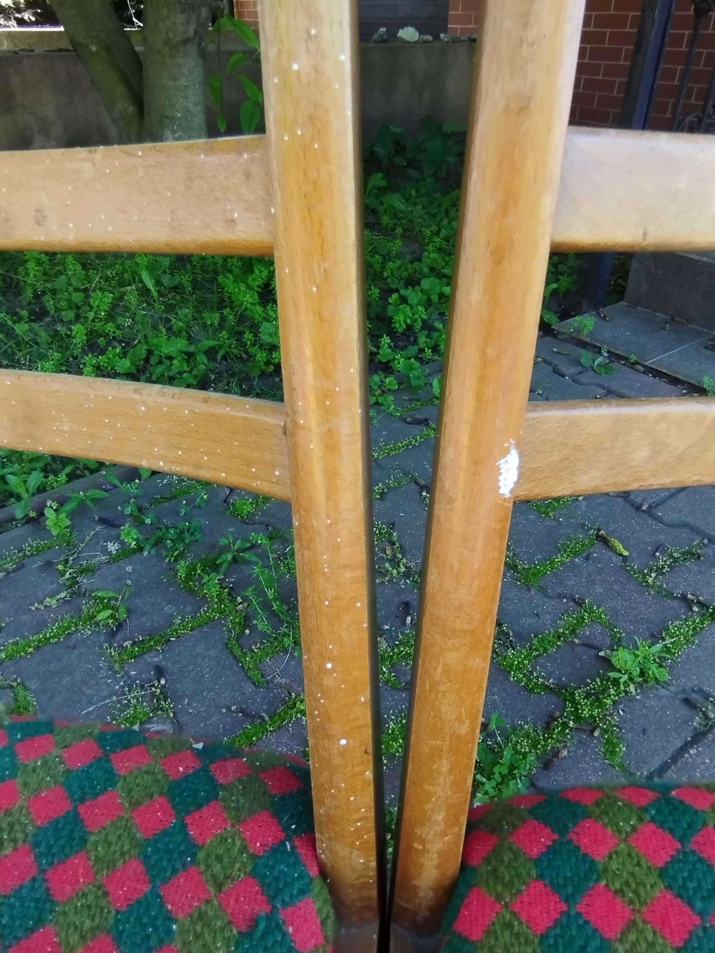 Stare krzesła tapicerowane Czechosłowacja Zygzak