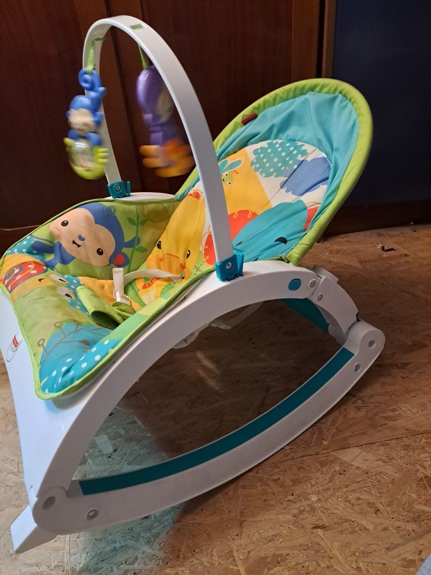 Leżaczek Bujaczek Fisher Price siedzonko