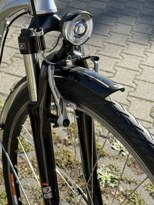 OkazjaRower Elektryczny KTM Miejski BionX na Gwarancji Pojemna Bateria