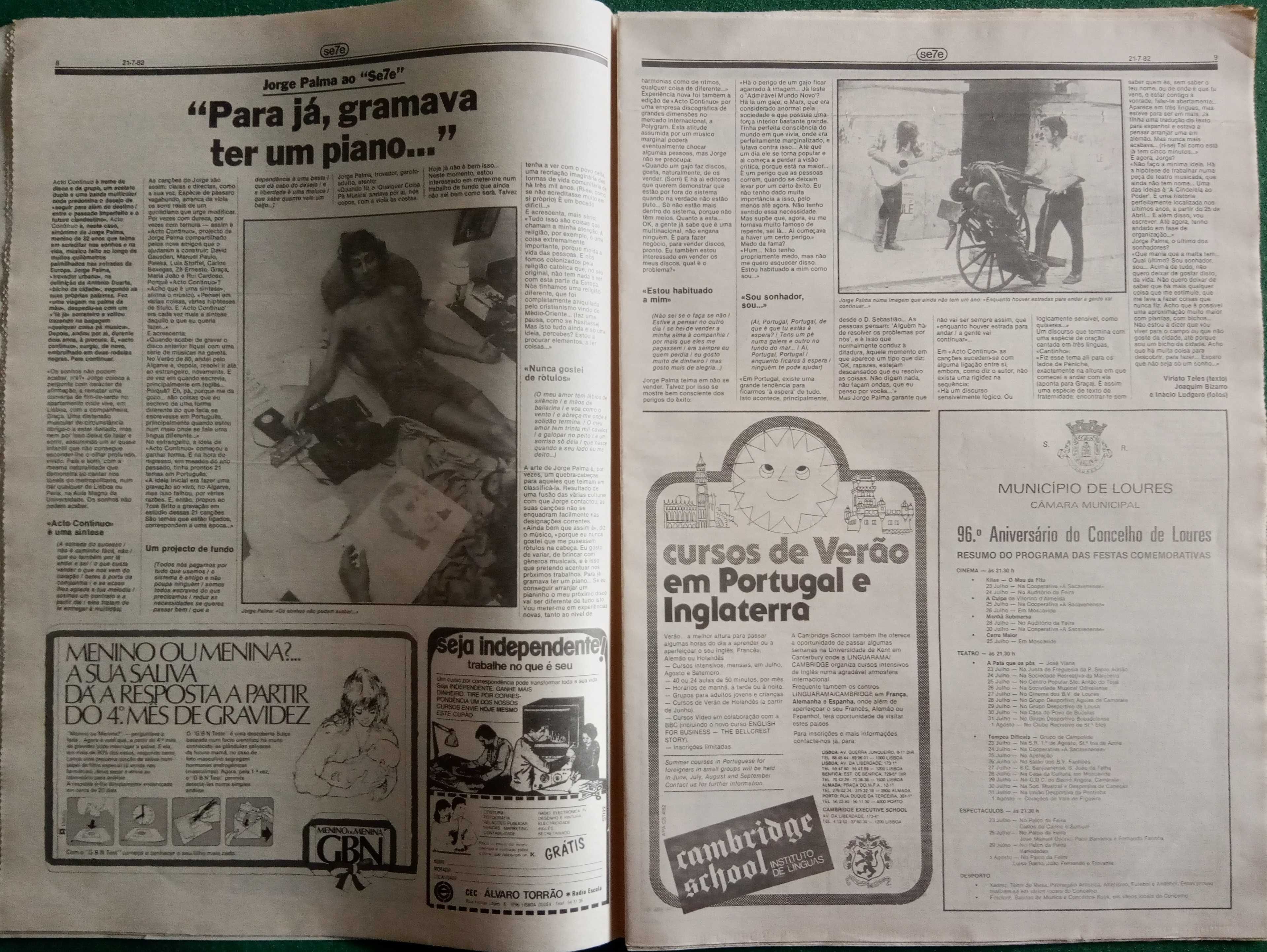 José Afonso	- - -		Se7e - nr. 215	- - - - -	Jornal