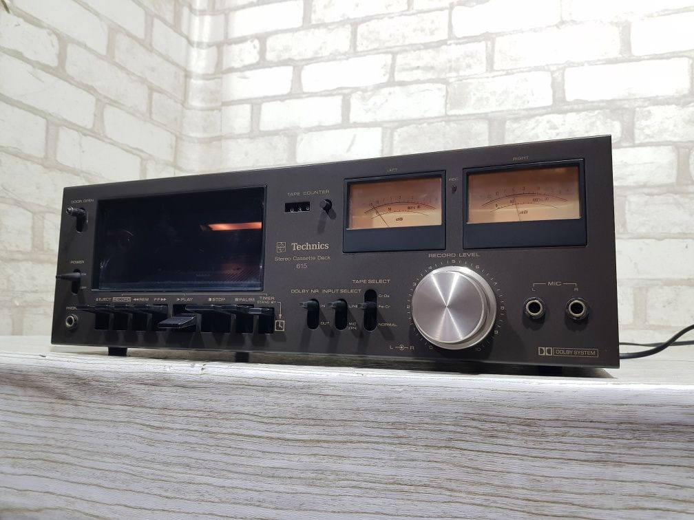 Стрілки! Стерео касетна дека TECHNICS RS-615US, б/у з Німеччини