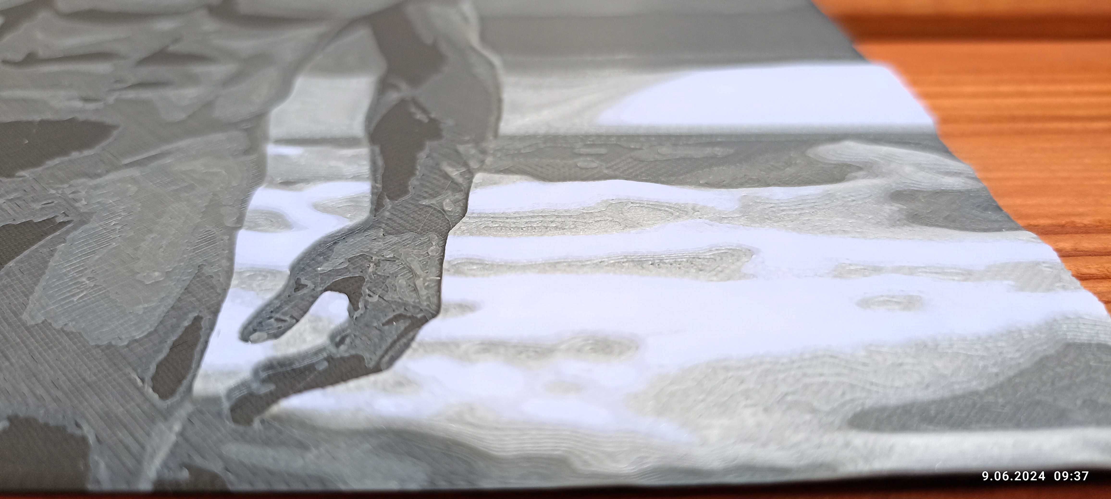 Obraz 3D: Akt mężczyzna "Nagi wiatr"