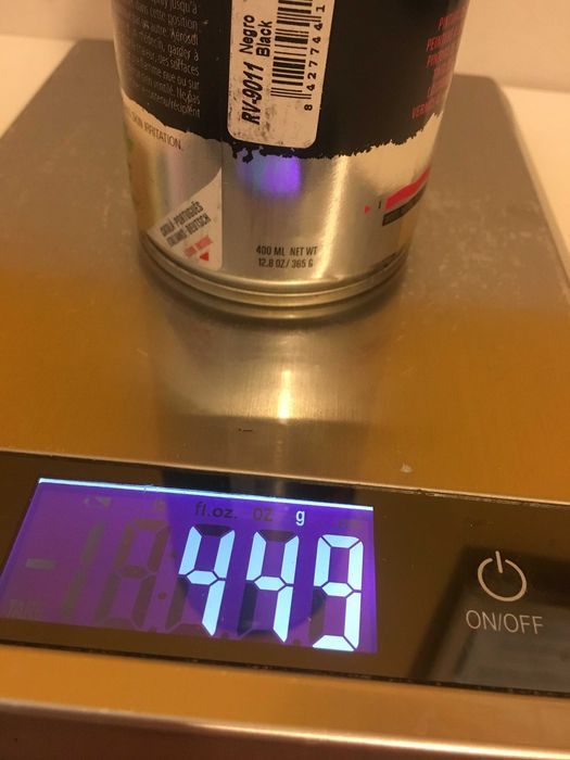 Spray Tinta de Giz Apagável Montana Preto 400ml Lata CHEIA