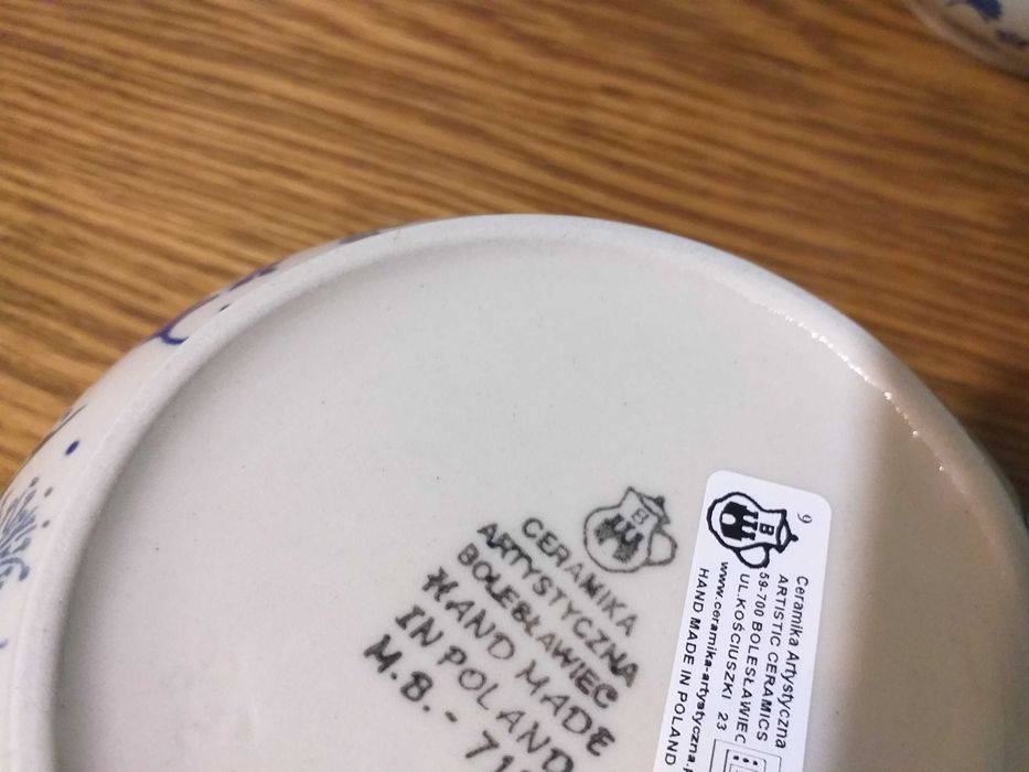 Miska na zupe 800ml GAT1 -CENA ZA 1szt- Ceramika Art. Boleslawiec