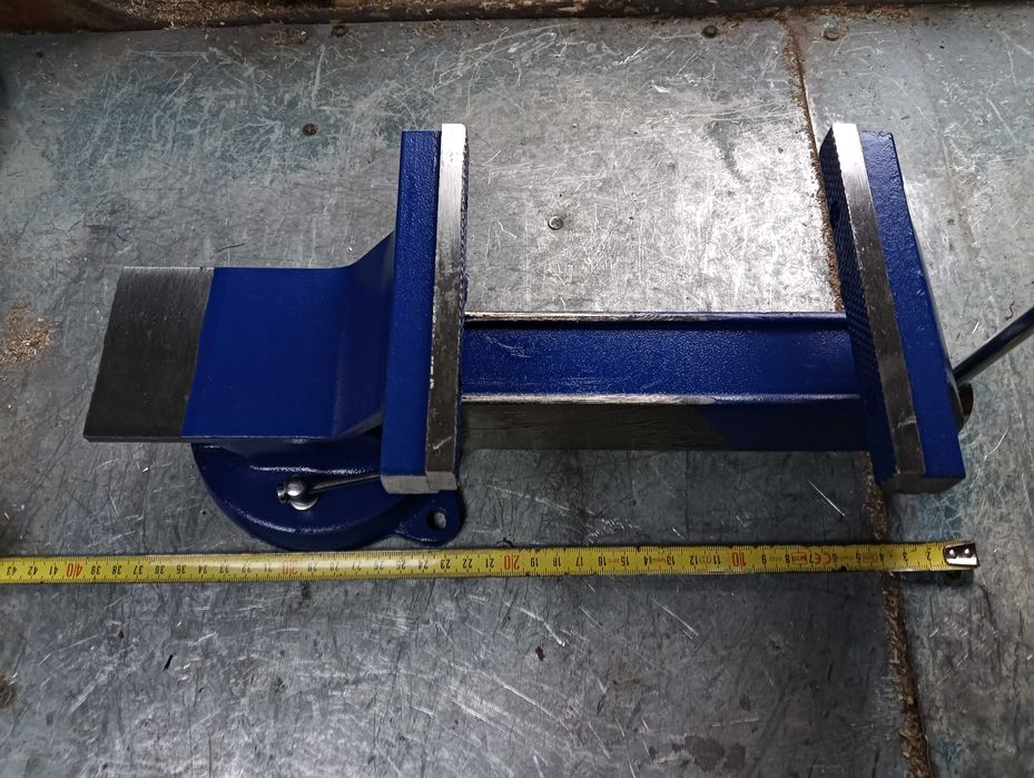 ścisk IMADŁO stołowe stalowe 135MM  ślusarskie z OBROTOWĄ podstawą