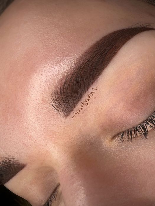 Перманентный макияж брови губы татуаж