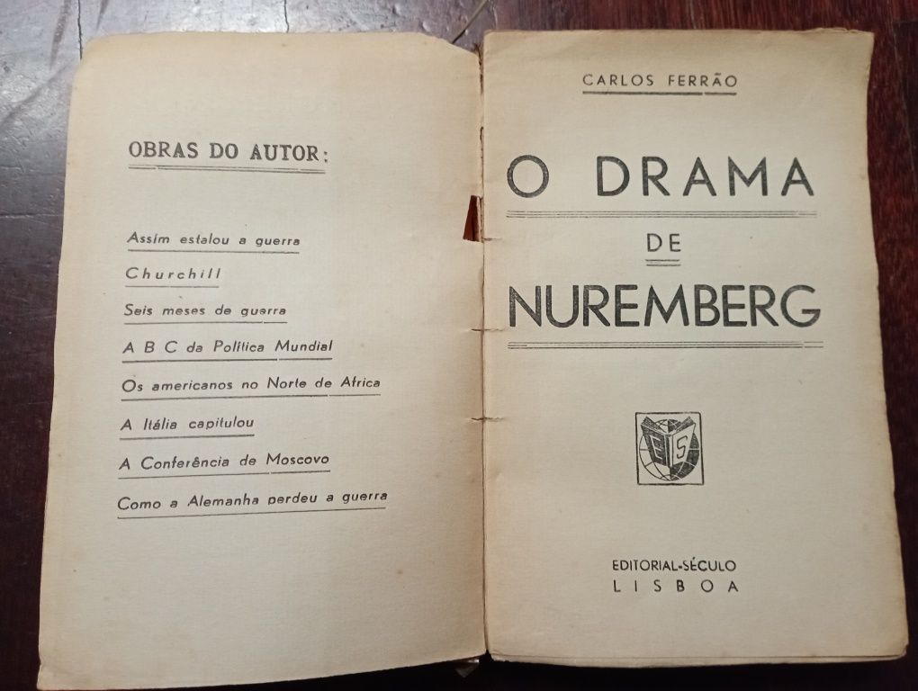 Livro O Drama de Nurenberg