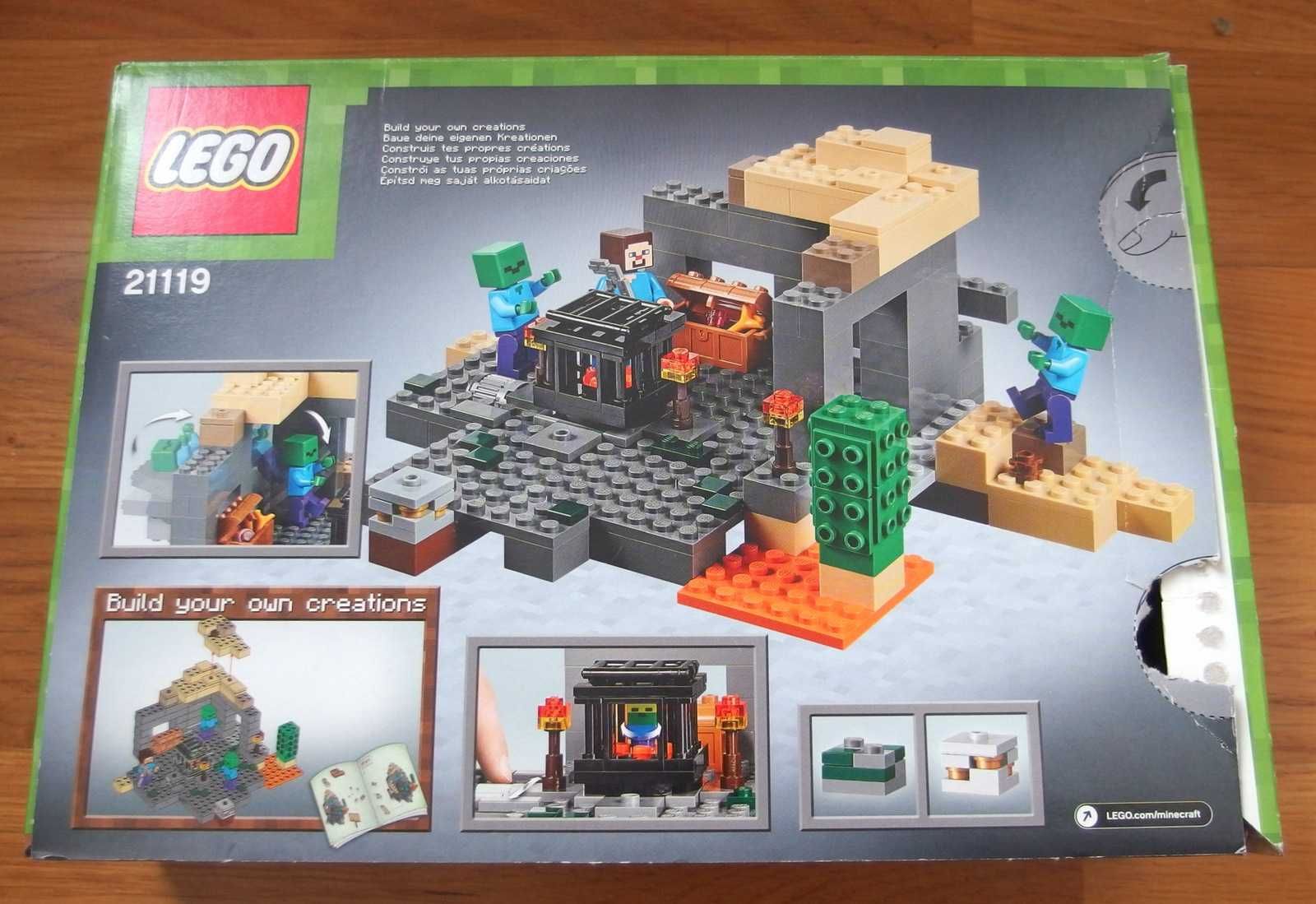 Klocki LEGO Minecraft 21119 - Loch, oryginalny zestaw.