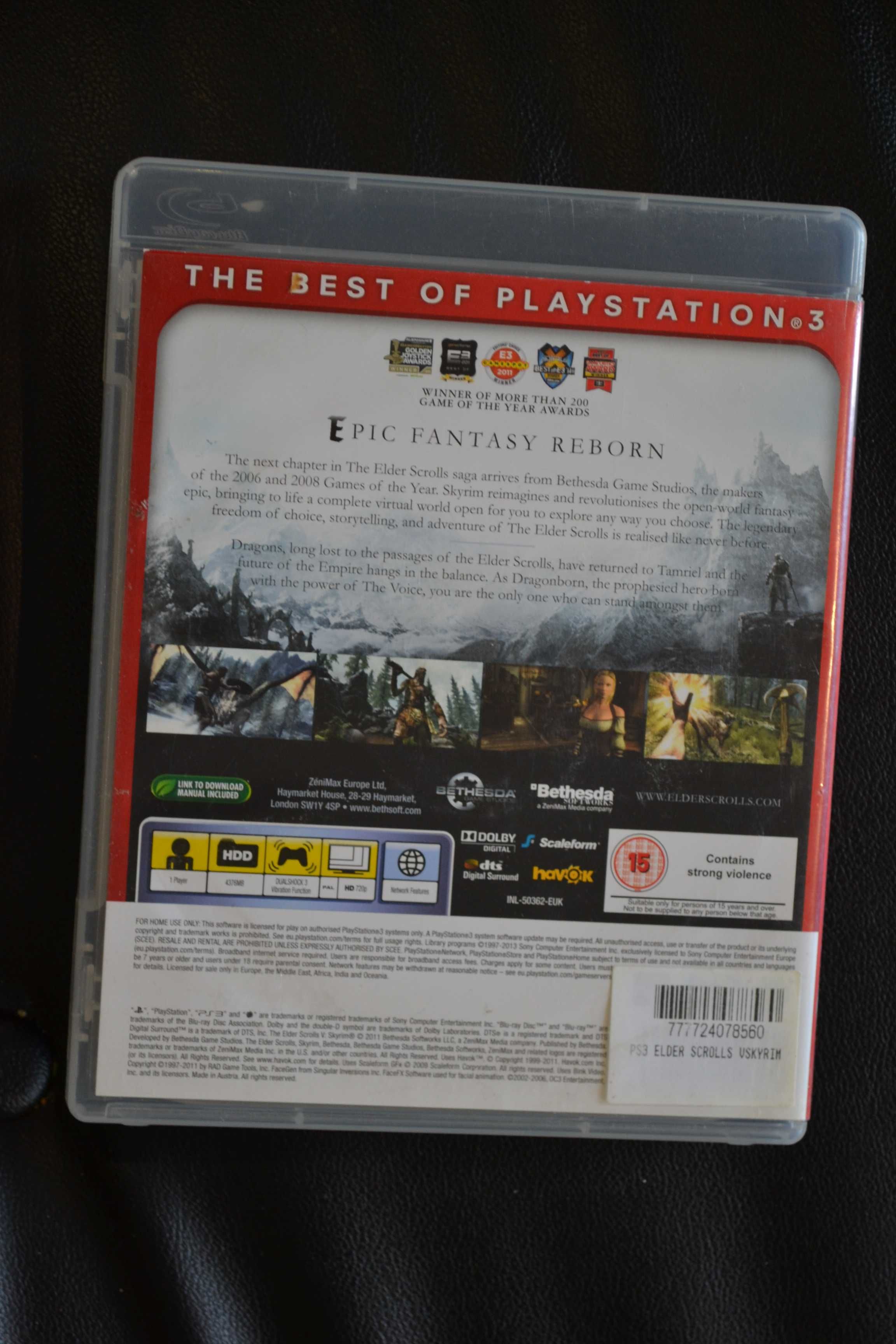 The Elder Scrolls V: Skyrim  PS3