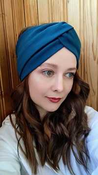красивый изумрудный шарф/женский шарфик/чалма/повязка на голову