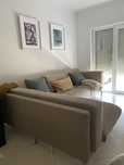 Sofa bege ikea em bom estado