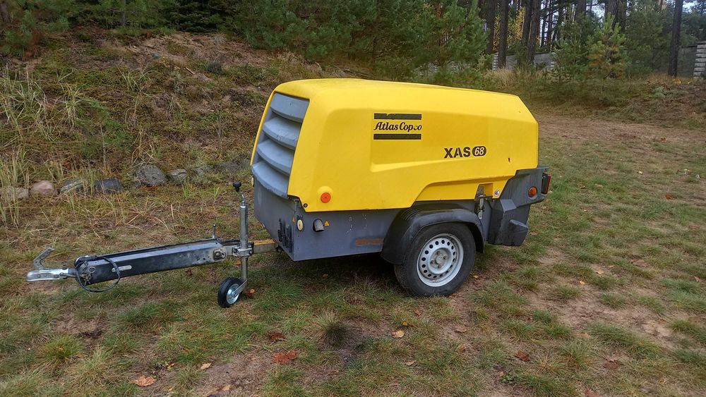 sprężarka kompresor atlas copco xas 68 rok 2017 zarejestrowany