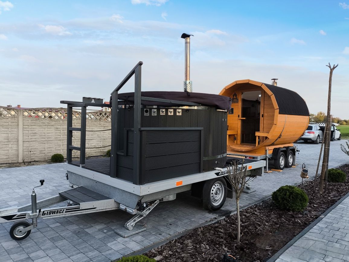 Mobilne SPA mobilna balia bania jacuzzi mobilna sauna wynajem