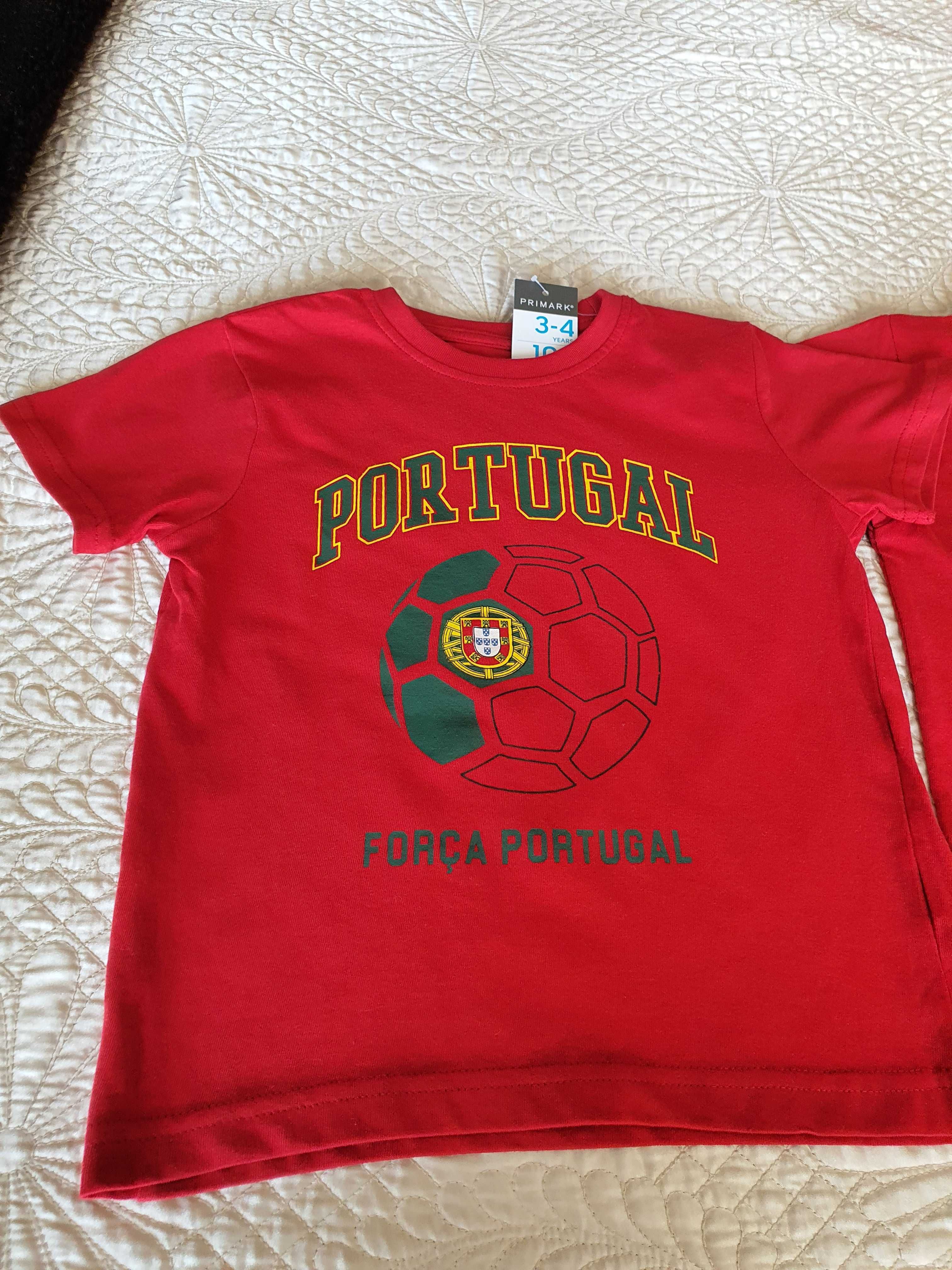 t-shirts Portugal 3-4 e 4-5 novas