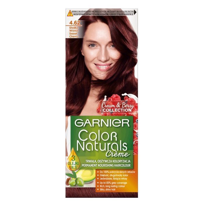 Krem Koloryzujący do Włosów Garnier Color Naturals 4.62 Słodka Wiśnia