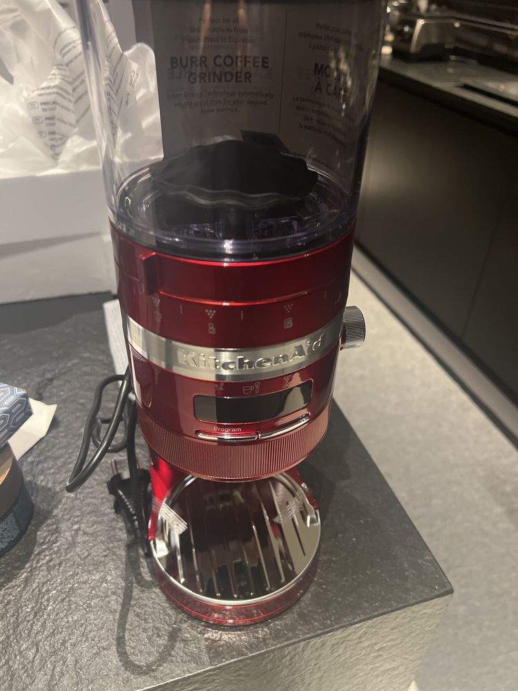 Kitchen Aid mlynek do kawy nowy czerwony