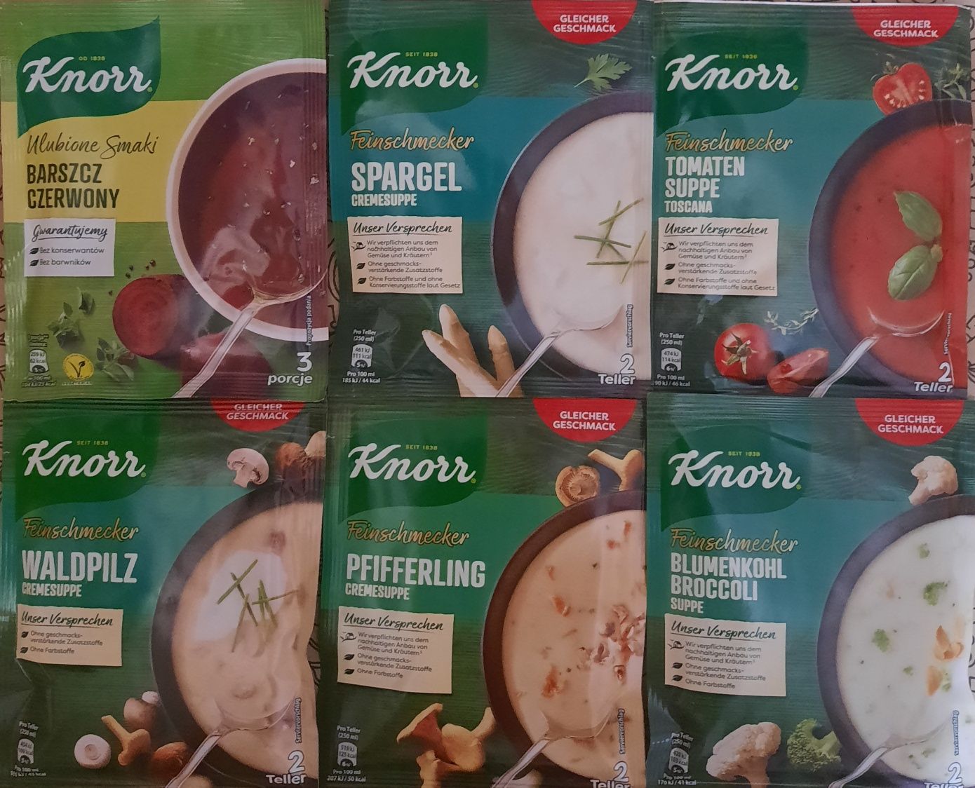 Продукти швидкого приготування Maggi, Knorr в асортименті