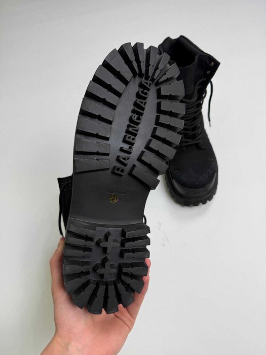 BALENCIAGA Strike boots black army ботинки берцы боты opium archive 44