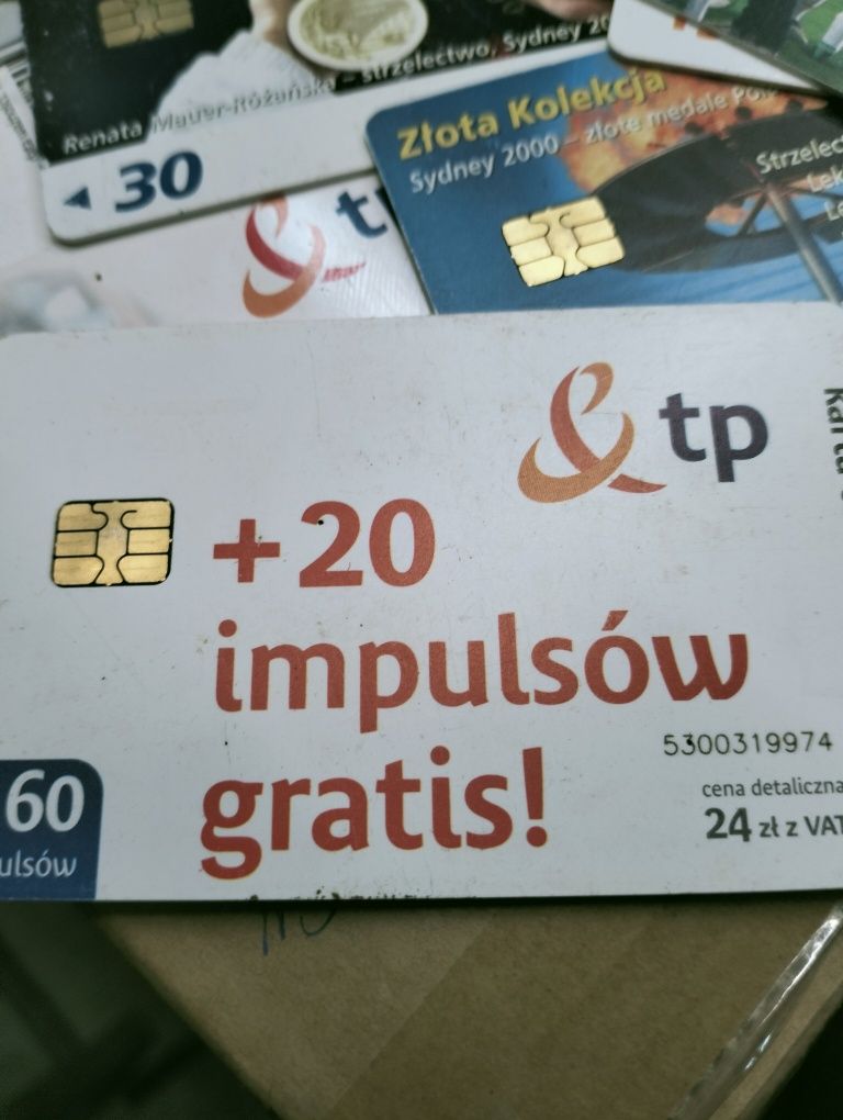 Karty telefoniczne TP czip mix