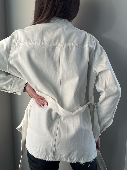 Biała kurtka koszulowa nowa one size
