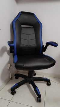 Cadeira Gaming Preta/Azul
