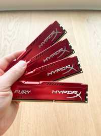 Оперативная память HyperX DDR3-1600 PC3-12800 FURY Red 32GB