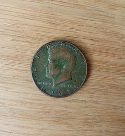 Moneta Half dollar 1967