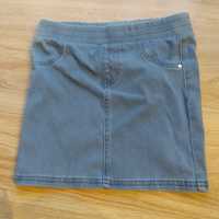 292-> klasyczna jeansowa spódniczka Reserved r.122 5-6Y