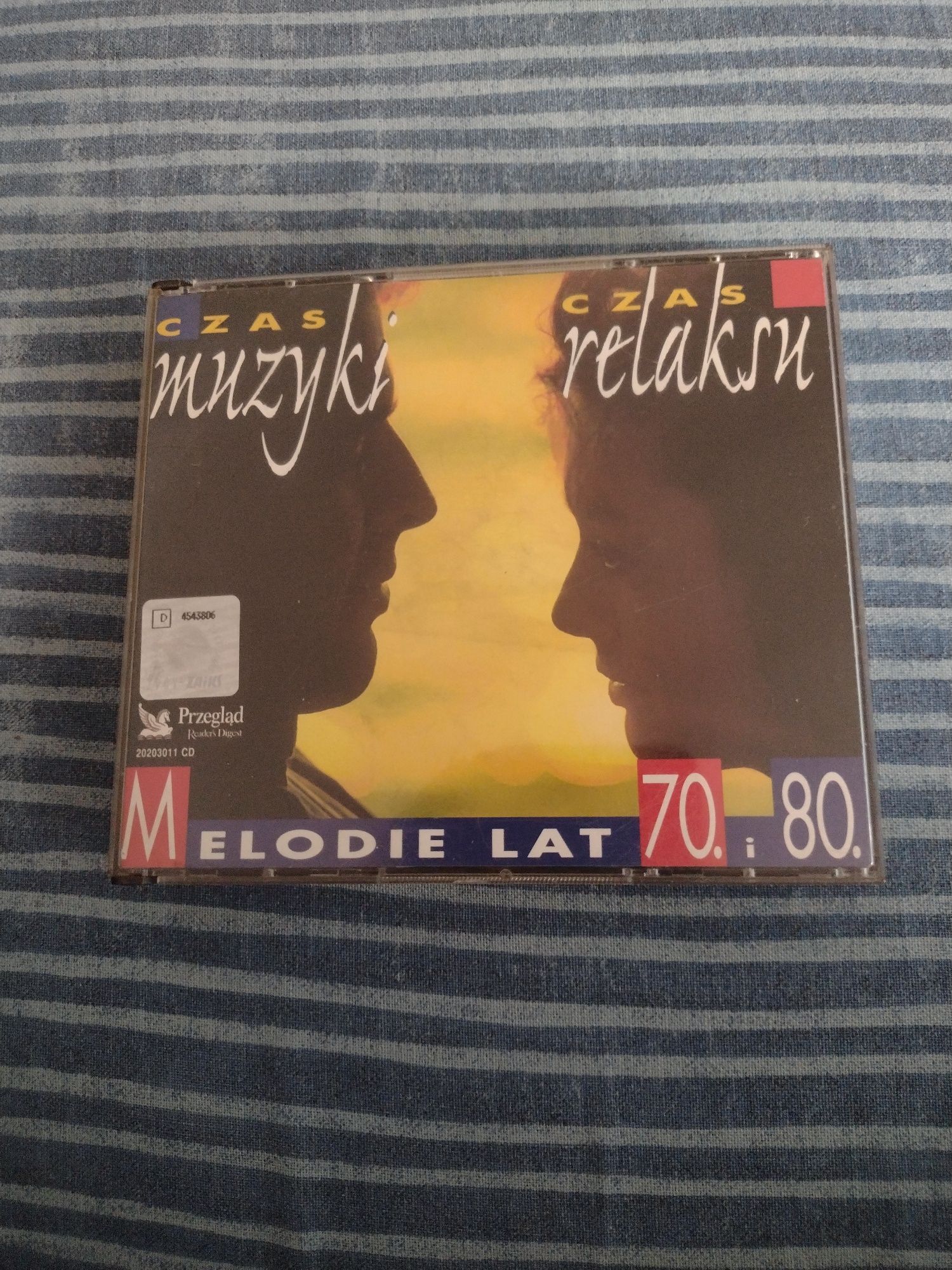 Płyty CD ,, Czas muzyki czas relaksu " lata 70-80 (5 CD)