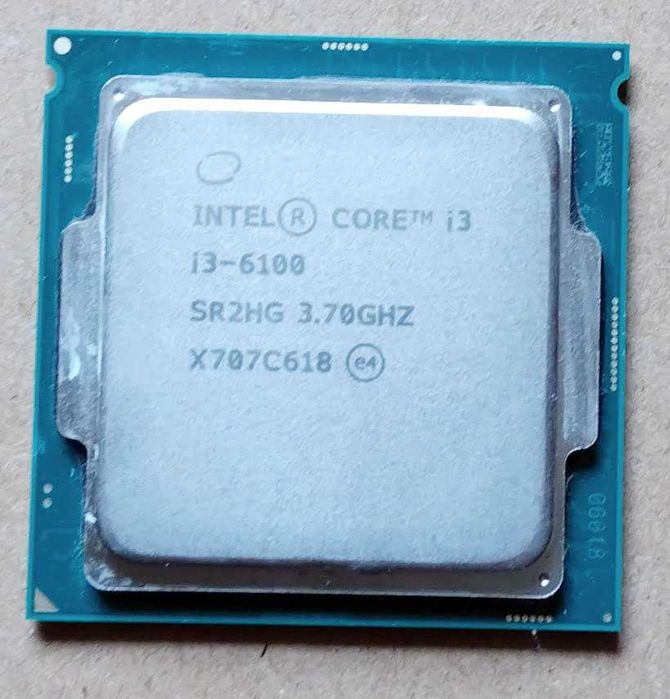 PROCESOR + Chłodzenie  Intel Core i3-6100 socket 1151