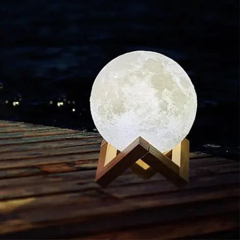 Світильник Місяць 3D Moon Light сенсорний 5 режимів, Нічник