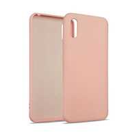 Beline Etui Silicone Xiaomi Redmi 9A Różowo-Złoty/Rose Gold