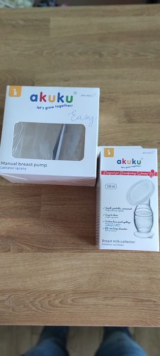 Laktator ręczny, kolektor na mleko akuku NOWE