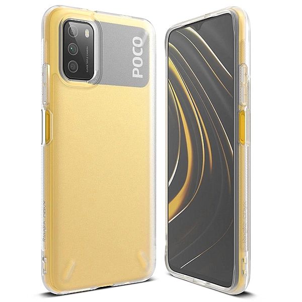 Ringke Onyx wytrzymałe etui pokrowiec Xiaomi Poco M3 przezroczysty (OX