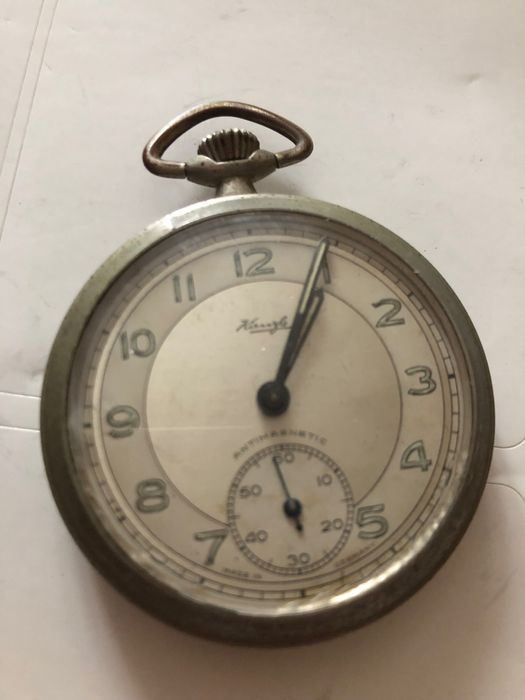 Zabytkowy zegarek kieszonkowy KIENZLE Antimagnetic (sprawny!)