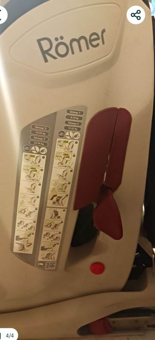 Cadeira Auto Römer (também alugo)