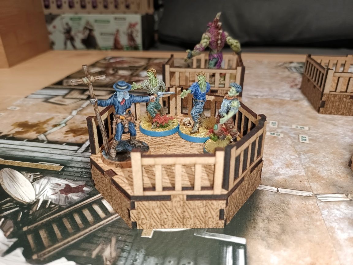 Zombicide żywi lub nieumarli - balkony, elementy 3D