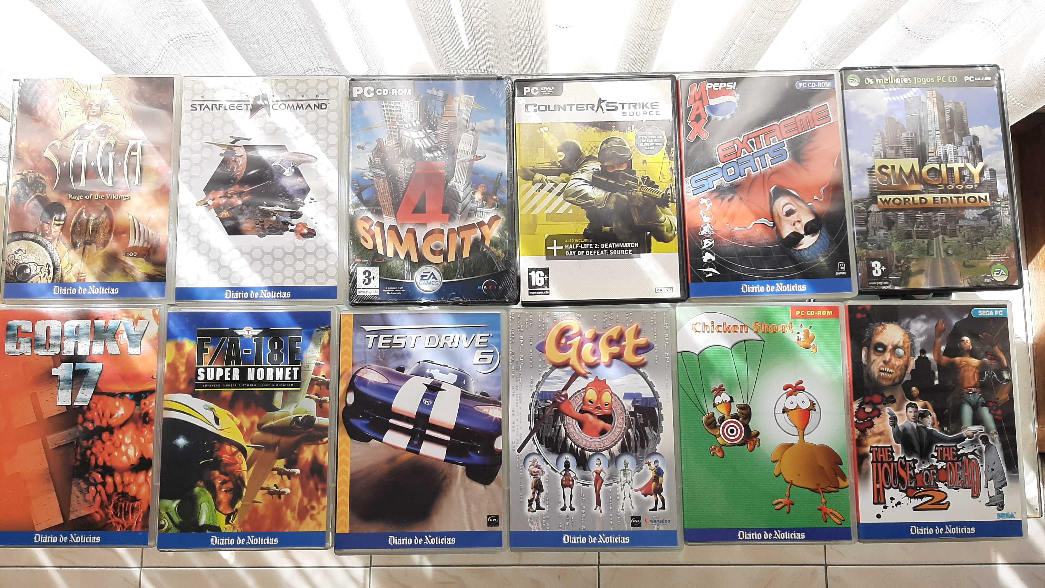 Jogos para pc. Funcionam na perfeição.